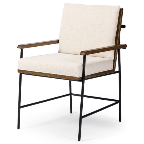 Crete Savile Flax Dining Armchair