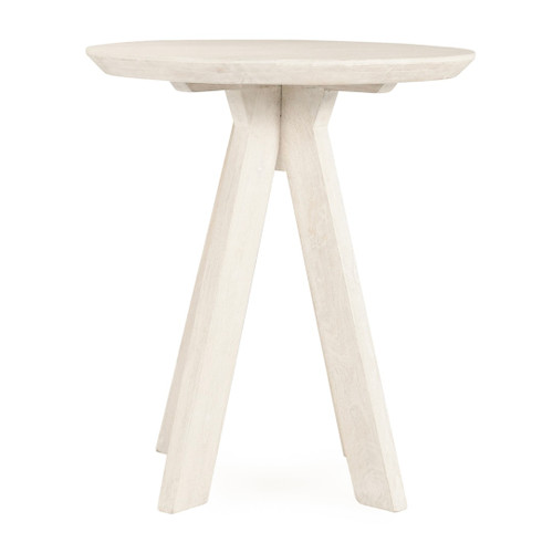 Ramsey Mango Wood Counter Table 32" - White Wash