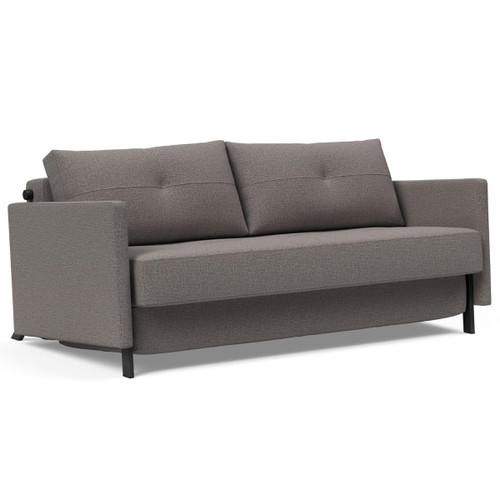 Cubed Queen Size Sleeper Sofa Bed With Arms