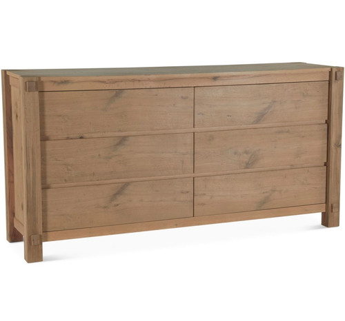 Flagstaff Dresser in Natural Distressed Oak 72"