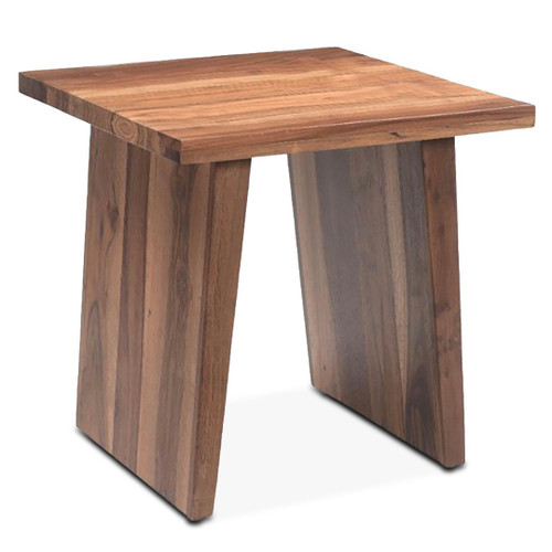 Barcelona Reclaimed Wood Side Table 24"