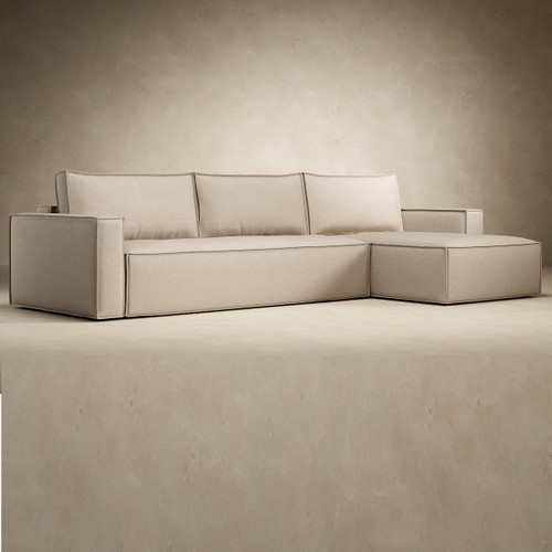 Newilla Storage Sleeper Sofa Bed with Lounger & Standard Arms