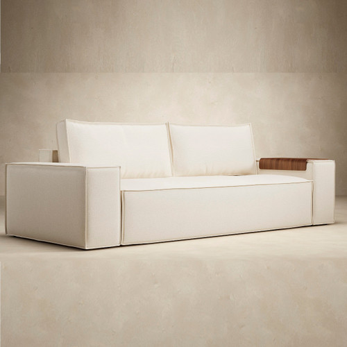 Newilla Storage Sleeper Sofa Bed with Wide Arms