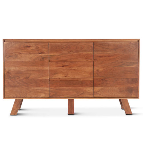 Savannah 68" Solid Wood Sideboard Cinnamon Brown