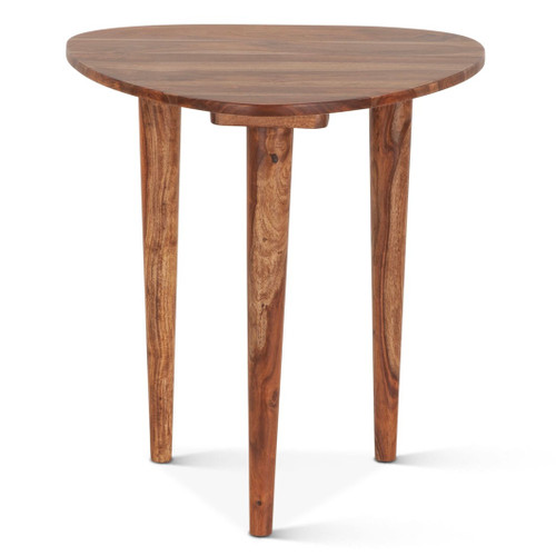 Salem Sheesham Wood Side Table Natural 23"