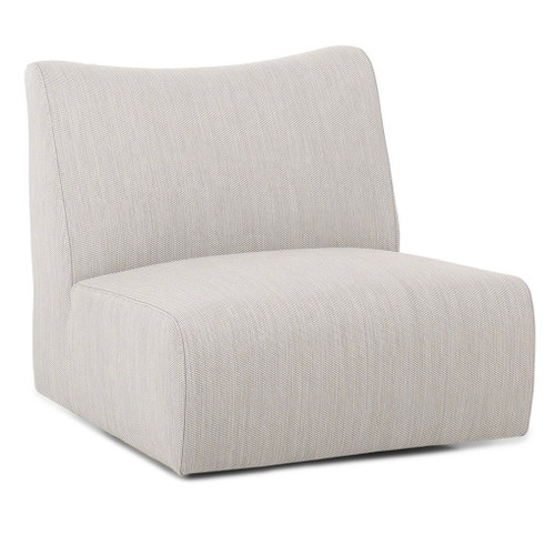 Atlas Outdoor Swivel Chair in Gray