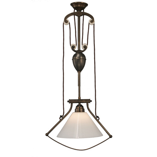 Industrial Bell Frame 1 Light-Aged Brass