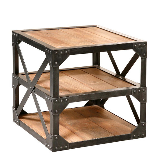 Industrial Reclaimed Side Table