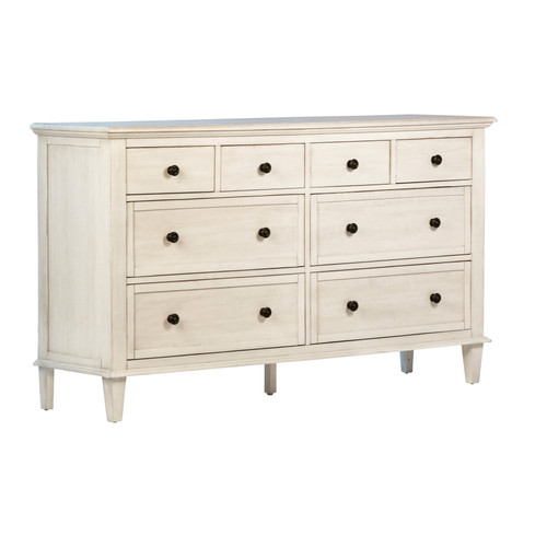 Delgado  Reclaimed Acacia Wood Dresser in Whitewashed Finish Delgado  Reclaimed Acacia Wood Dresser in Whitewashed Finish