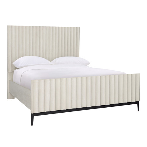 Alanza Bed Queen in Light Grey