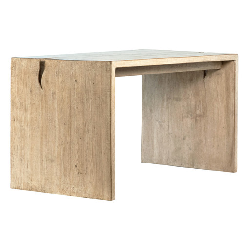 Elliot Reclaimed Pine Wood Desk in a Light Warm Wash Finish Elliot Reclaimed Pine Wood Desk in a Light Warm Wash Finish