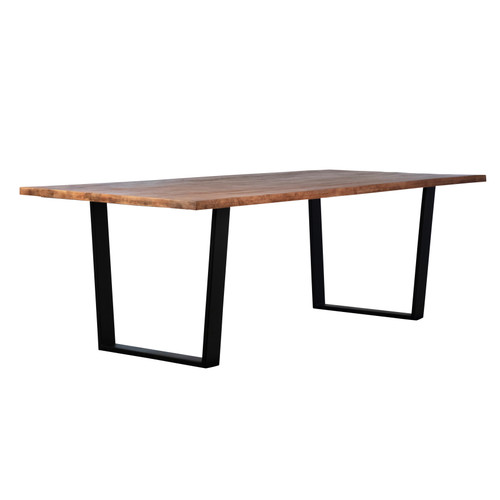 Fidelis Acacia and Iron Dining Table