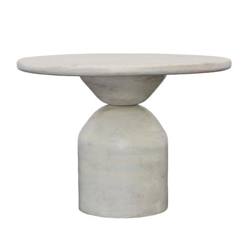 Spangle Whitewash Mango Wood Dining Table