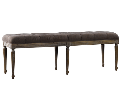 French Louis Brown Bench