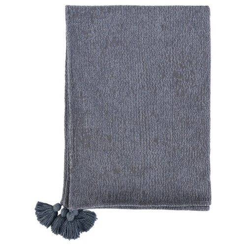 TC Carmela Saltwater Blue Throw