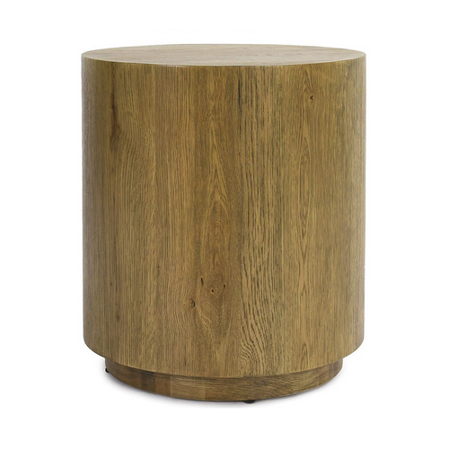 Layne Solid Wood Round End Table
