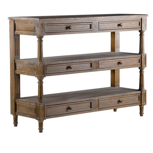 French Oak Console Table