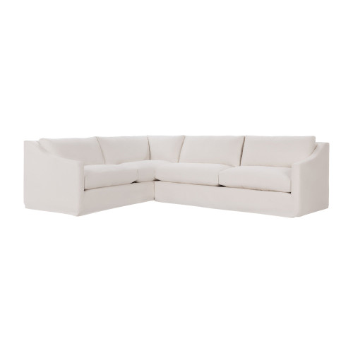 Vanilla　1025 Octavia Upholstered Sectional - Vanilla | Zin Home