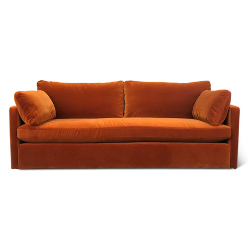 Gianna Sofa in Dune Velvet Fabric