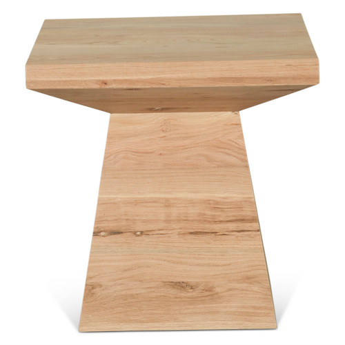 Anvil 24" Side Table in Natural Oak