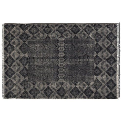 Tile Hand Knotted Gray Wool Area Rugs Zin Home