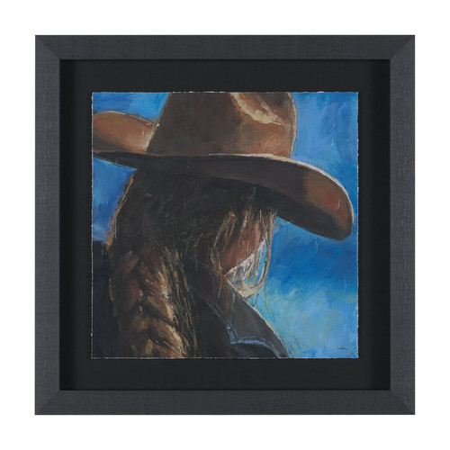 Round Up IV by Mercana Studio Textured Framed Artwork Matted under Glass