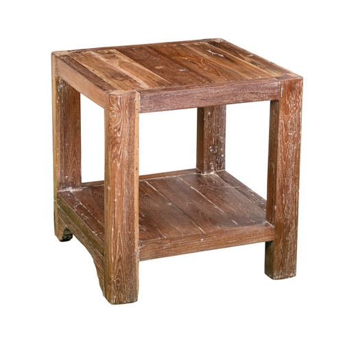 Old Teak Lamp Tables 23"
