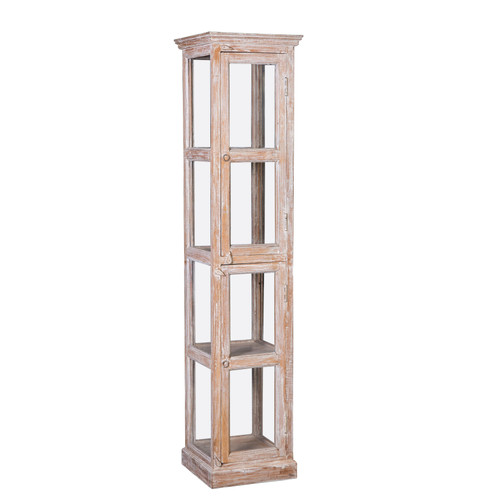 Cabinet With Glass 17"