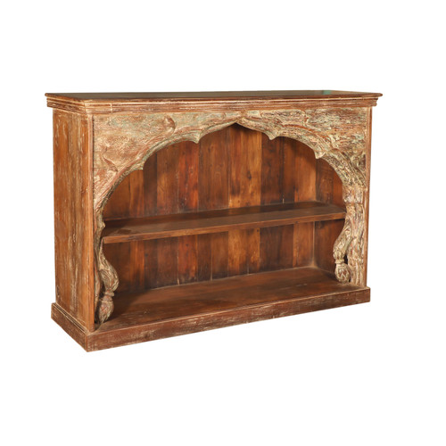 Antique Carved Bookcase 67"