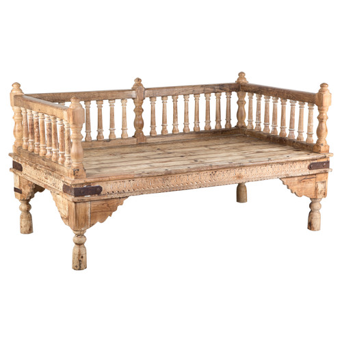 Antique Daybed Bench 74"