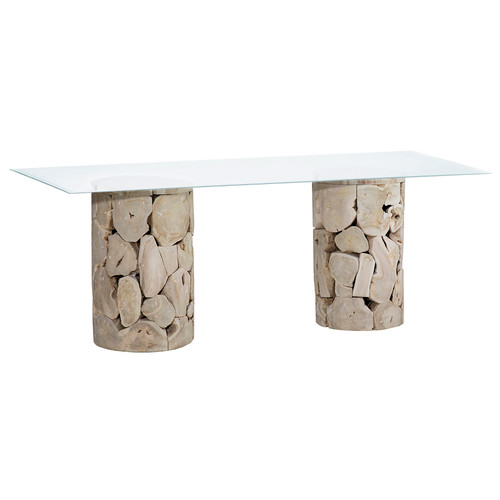Briar Double Pedestal Dining Table 78"