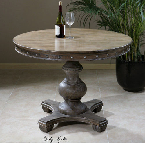 Sylvana Round Pedestal Kitchen Table 42 Zin Home