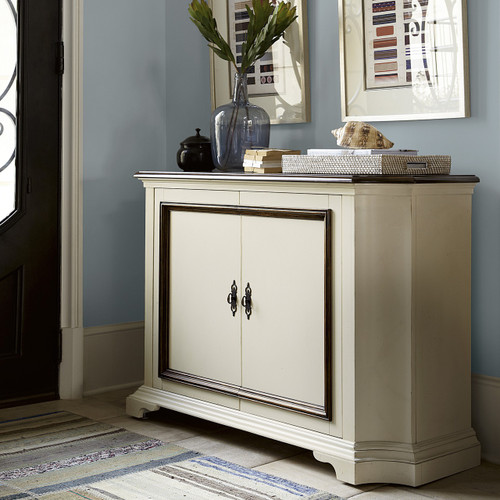 Sonoma Vintage White Hall Console Cabinet