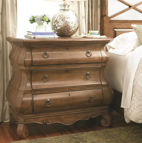 Louis Philippe Louis Philippe Style 2 Drawer Nightstand with Hidden Je