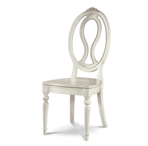 Rosalie Kids Vanity Chair with Storage Seat - White