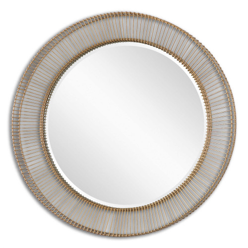 Uttermost Bricius Round Metal Mirror