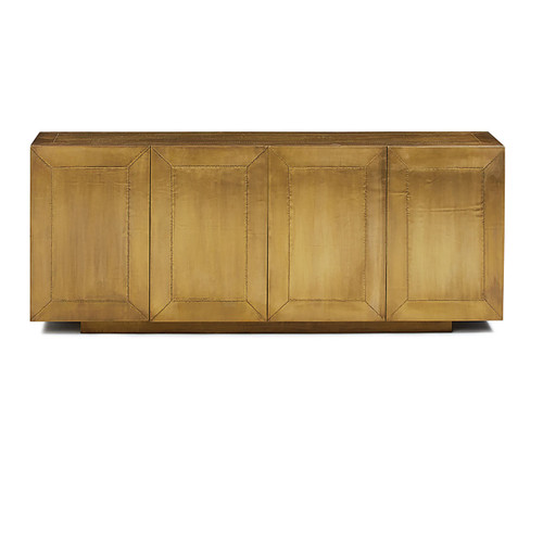 Ketzia Hollywood Regency Aged Brass Sideboard