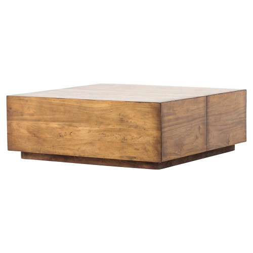 Duncan Reclaimed Wood Square Storage Coffee Table