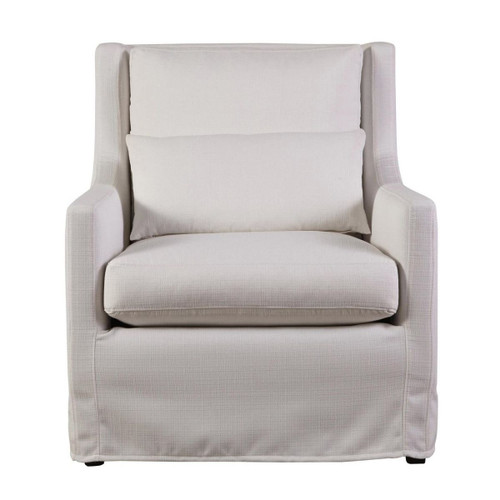 Sloane Salt Fabric Upholstered Accent Chair