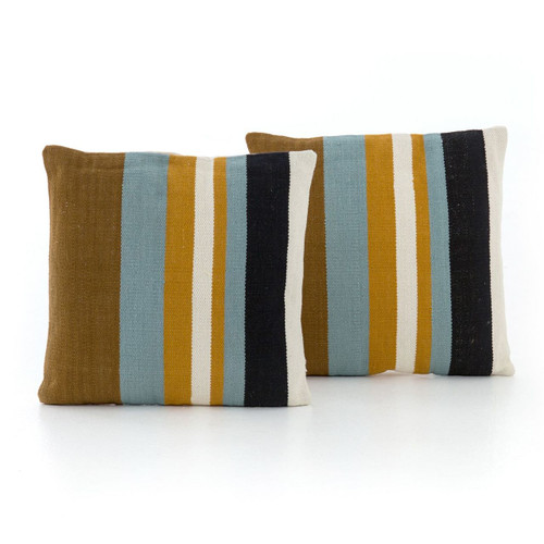 Willow Multi Stripe Pillows 20" - Set of 2