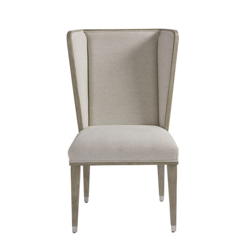 Coastal Zephyr Grey Wingback Host and Hostess Chair