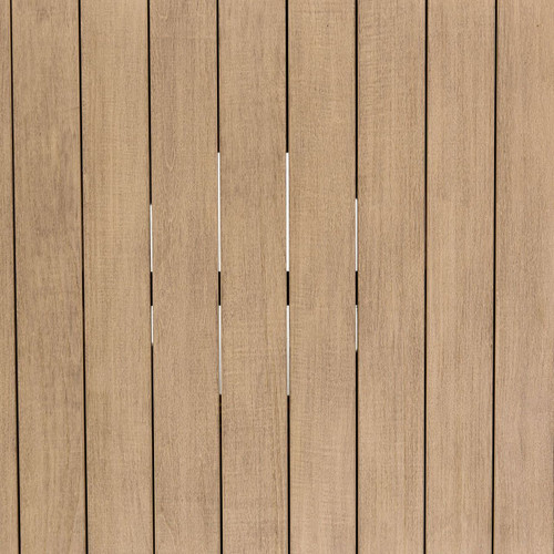 Delwin Brown Teak Square Outdoor Coffee Table 36 Zin Home Fourhands