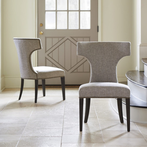 Soliloquy Curved Back Upholstered Dining Chair Zin Home