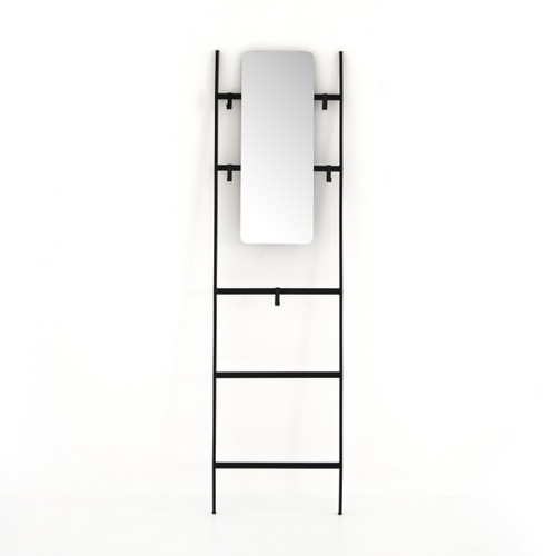 Jay Leaning Entryway Ladder With Mirror