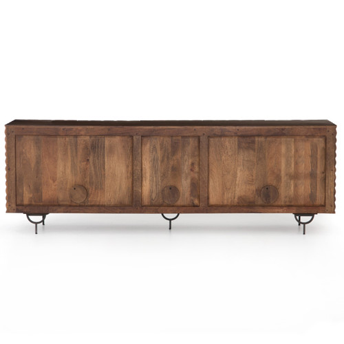 Rio Carved Wood 4 Door Media Console Cabinet 82 Zin Home