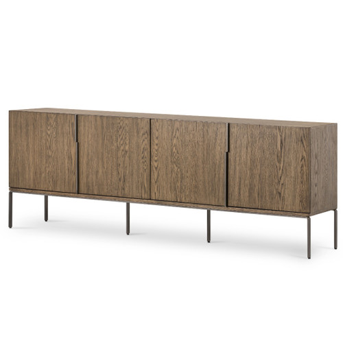 Archie Modern Oak Sideboard Cabinet 82"