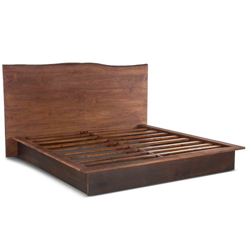 Malibu Live-Edge Queen Platform Bed