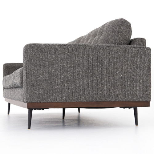 Lexi Modern Grey Tufted Sofa 89" Zin Home