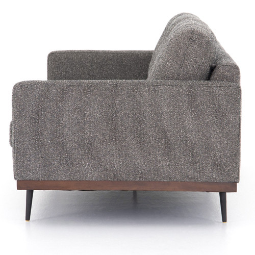 Lexi Modern Grey Tufted Sofa 89" Zin Home