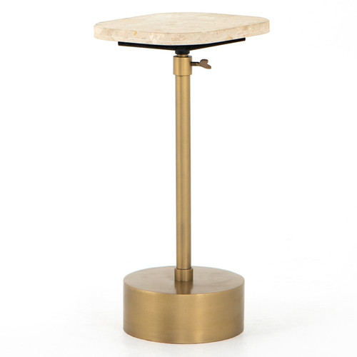 Ronan Antique Brass Accent Table